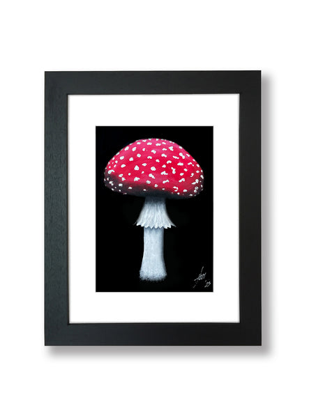 Amanita muscaria framed art