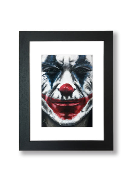 framed joker art