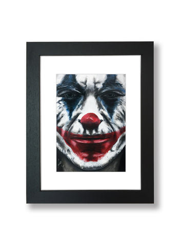 framed joker art 
