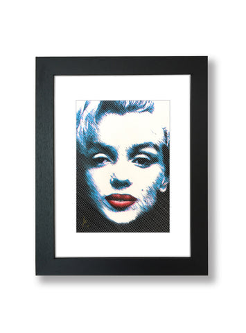 Marilyn Monroe art framed