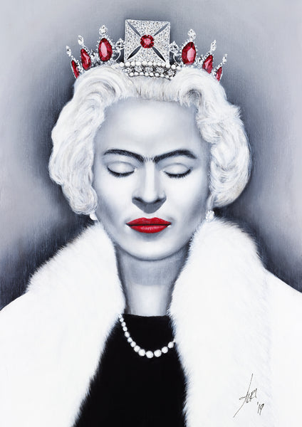 Frida Kahlo Art - Queen Frida