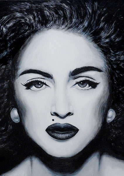madonna art framed