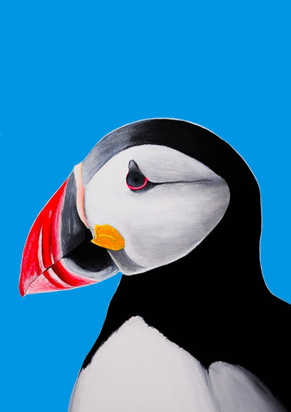 puffin painting