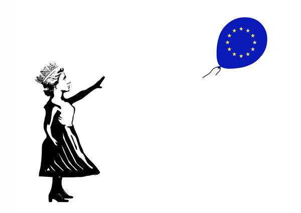 brexit art, art of the queen