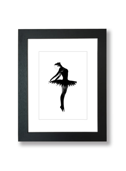 dancer art print framed
