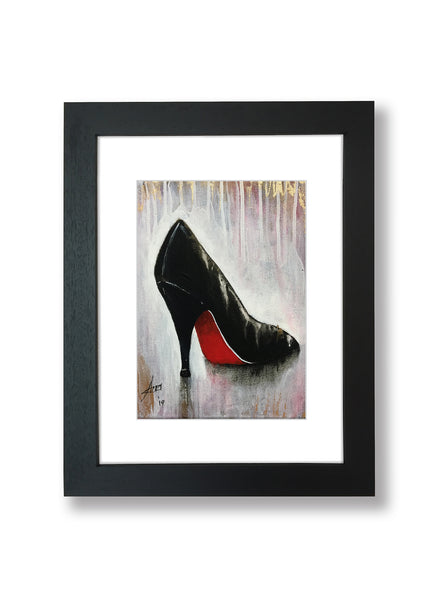 high heels art print